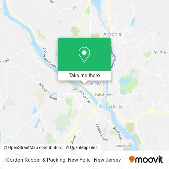 Gordon Rubber & Packing map