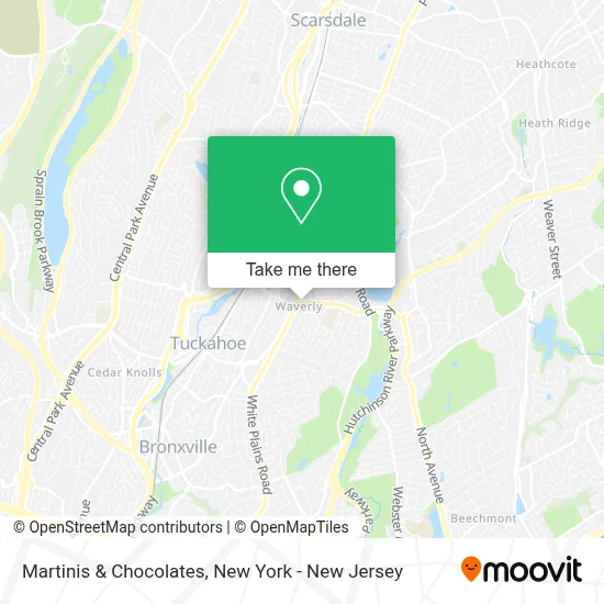 Martinis & Chocolates map