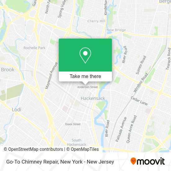 Go-To Chimney Repair map