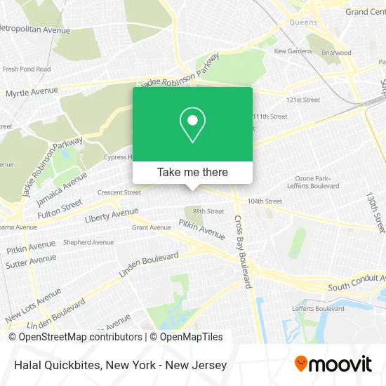 Halal Quickbites map