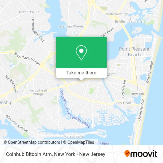 Coinhub Bitcoin Atm map