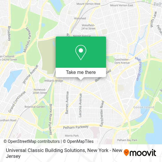Universal Classic Building Solutions map