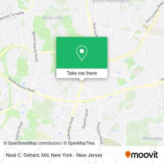 Neal C. Gehani, Md map