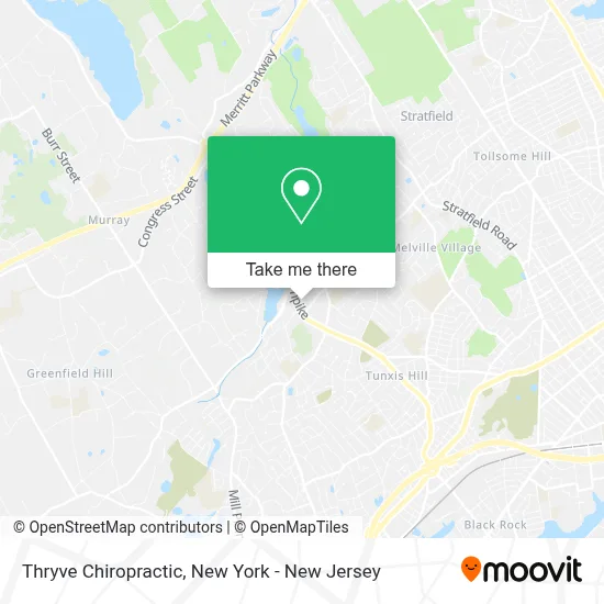 Thryve Chiropractic map