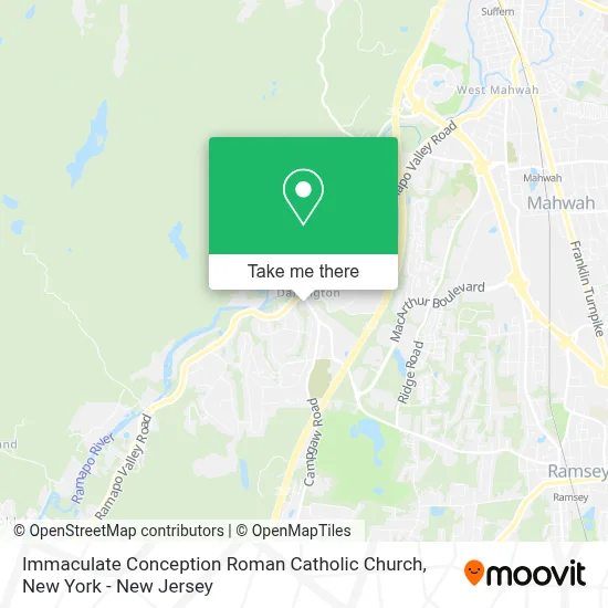 Immaculate Conception Roman Catholic Church map