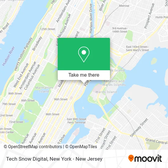 Tech Snow Digital map