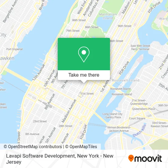 Lavapi Software Development map