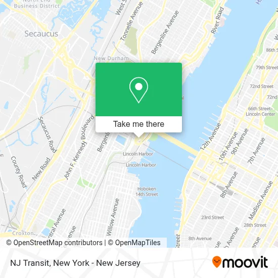 NJ Transit map
