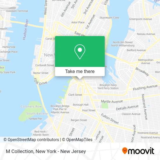 M Collection map