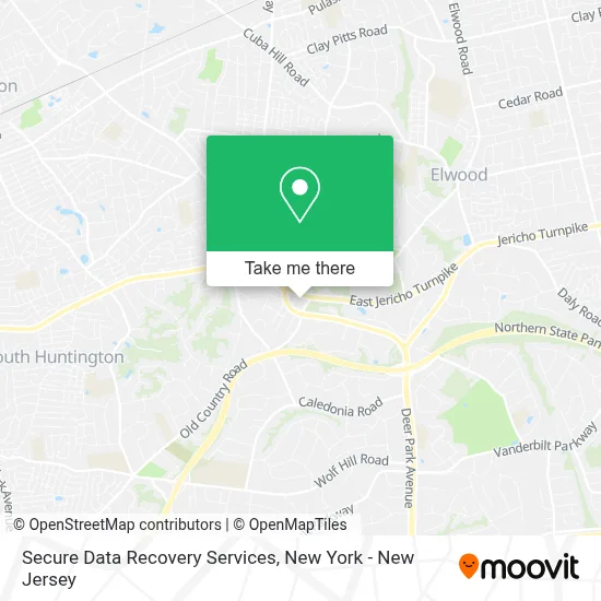 Secure Data Recovery Services map