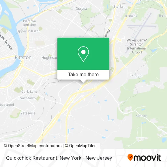 Quickchick Restaurant map