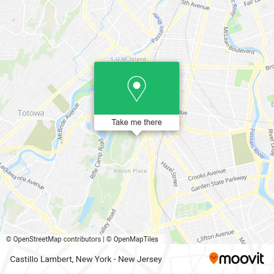 Castillo Lambert map