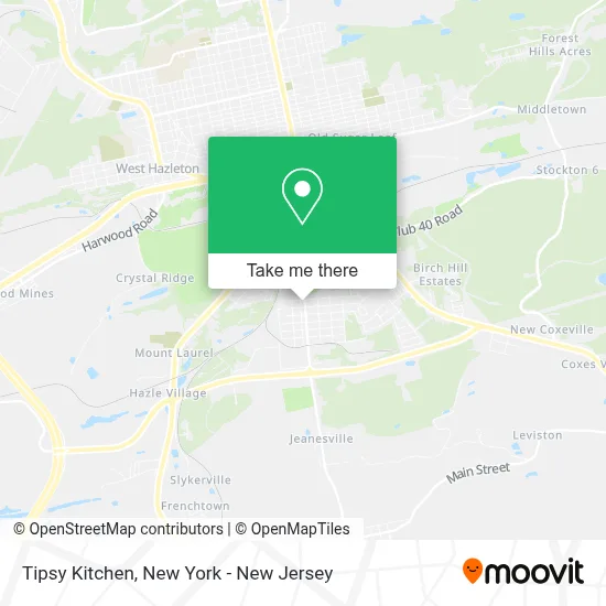 Tipsy Kitchen map