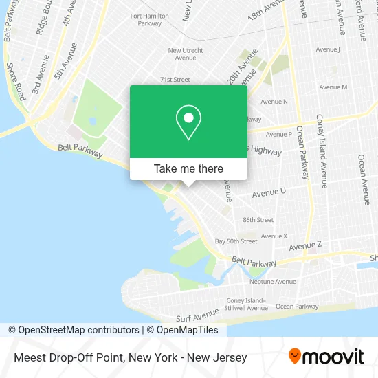 Meest Drop-Off Point map