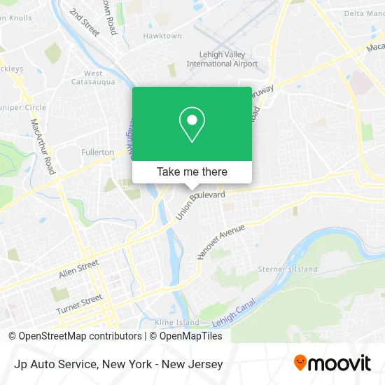 Jp Auto Service map