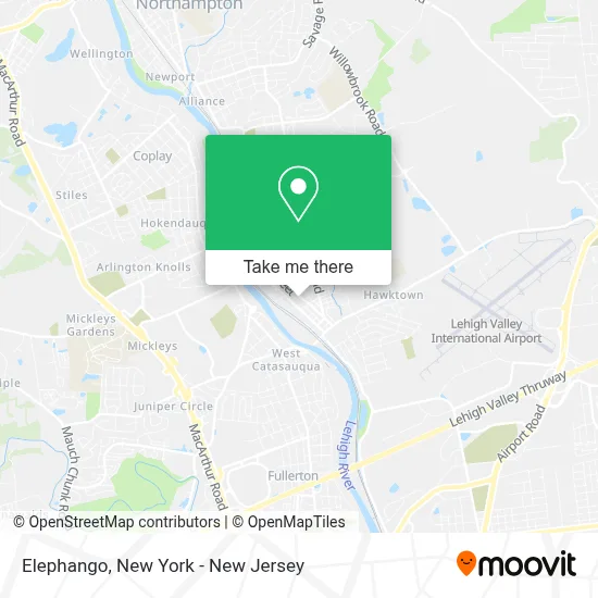 Elephango map
