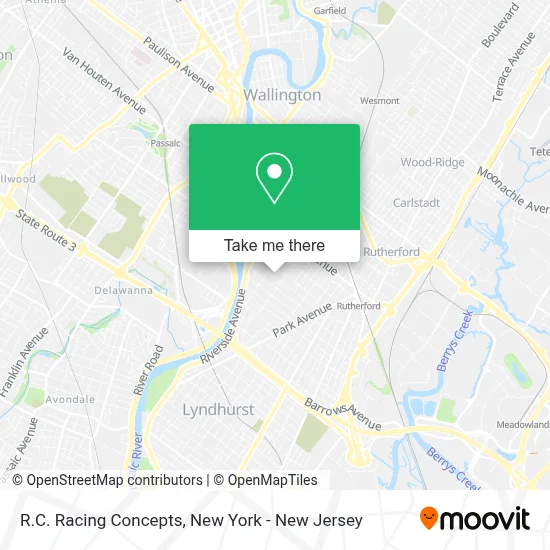 R.C. Racing Concepts map
