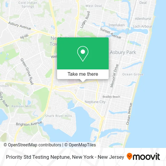 Priority Std Testing Neptune map