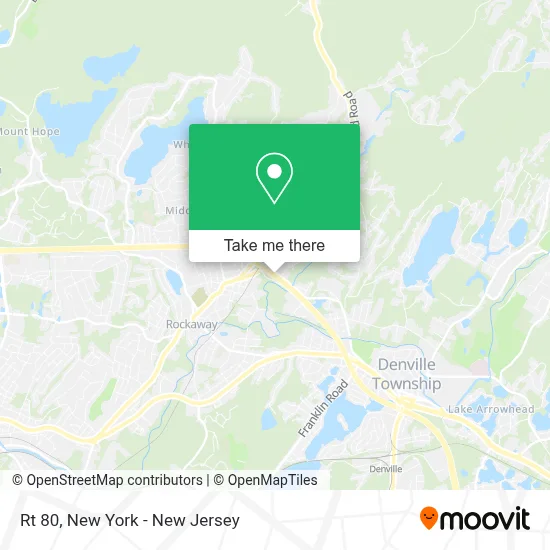 Rt 80 map