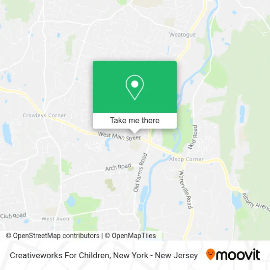 Creativeworks For Children map
