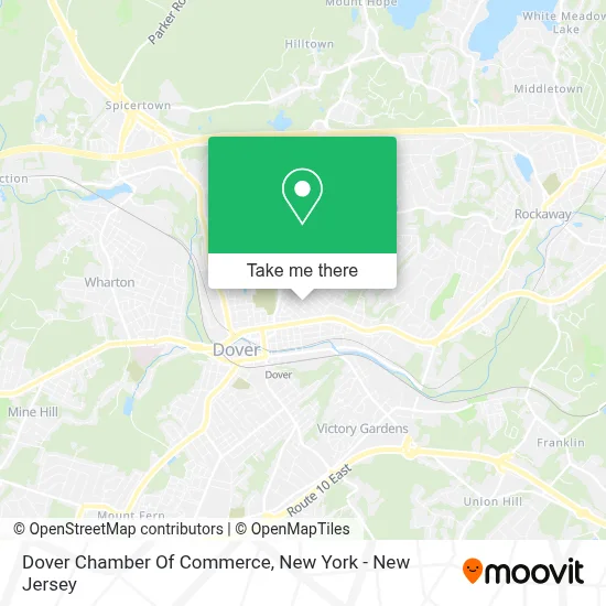 Dover Chamber Of Commerce map