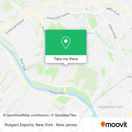 Rutgers Esports map