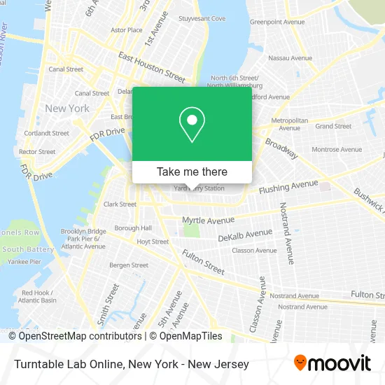 Turntable Lab Online map