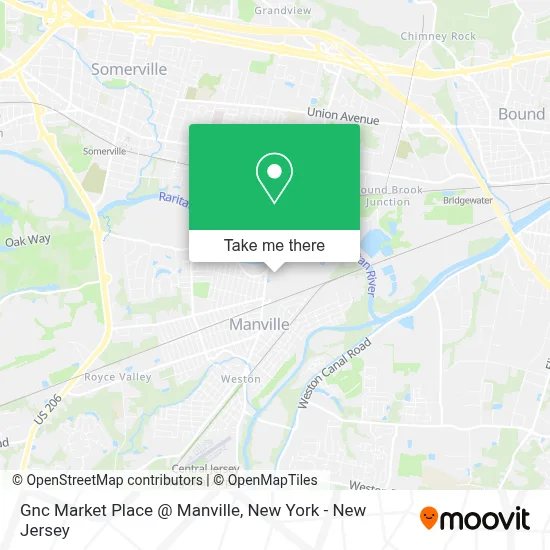 Gnc Market Place @ Manville map
