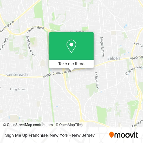 Sign Me Up Franchise map