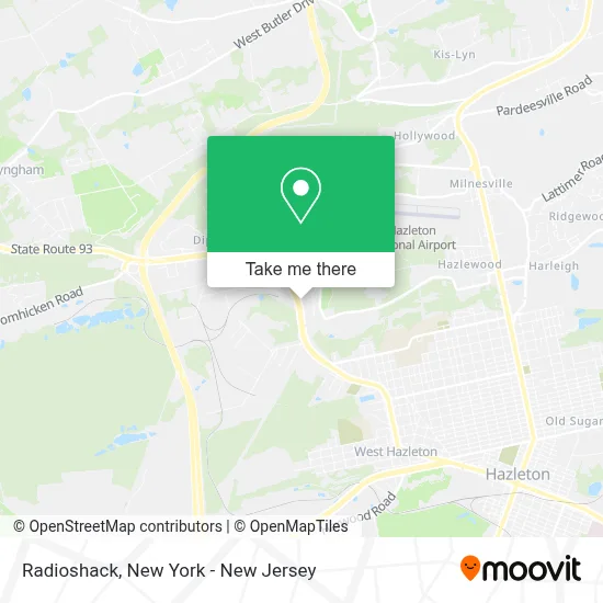 Radioshack map