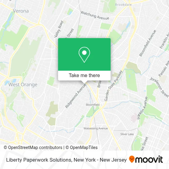 Liberty Paperwork Solutions map