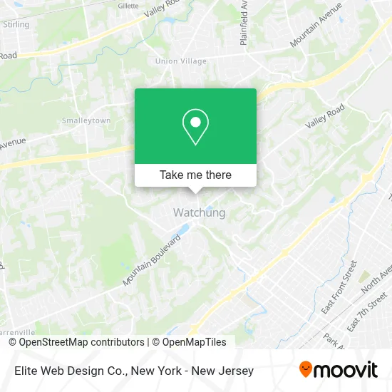 Elite Web Design Co. map