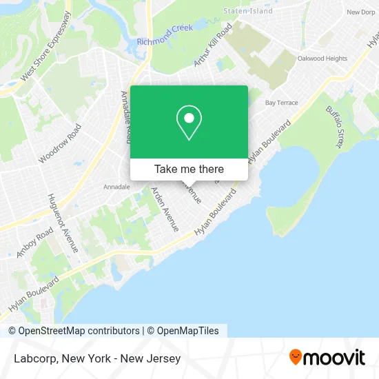Labcorp map