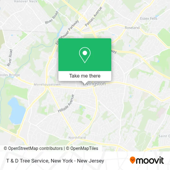 T & D Tree Service map