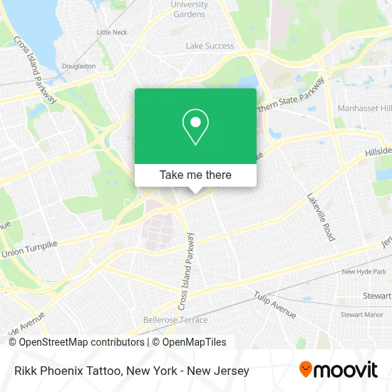 Rikk Phoenix Tattoo map