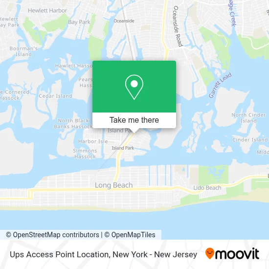 Ups Access Point Location map