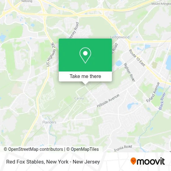 Red Fox Stables map