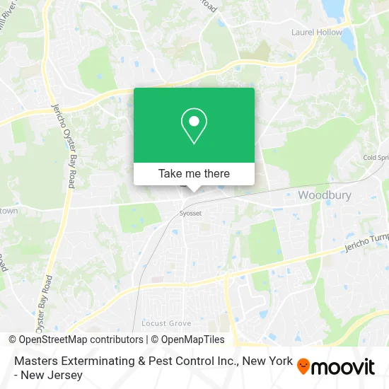 Masters Exterminating & Pest Control Inc. map