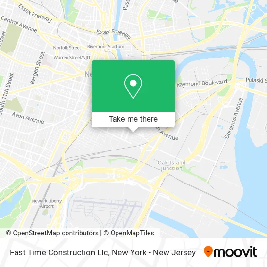 Fast Time Construction Llc map