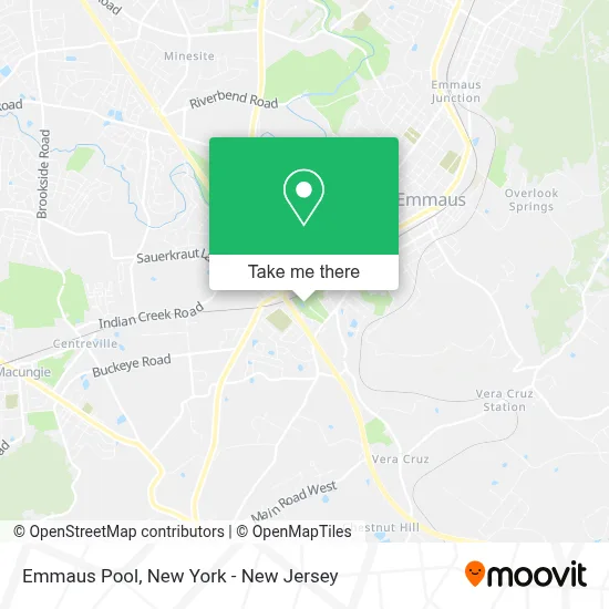 Emmaus Pool map