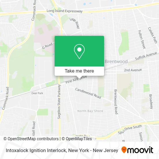 Intoxalock Ignition Interlock map