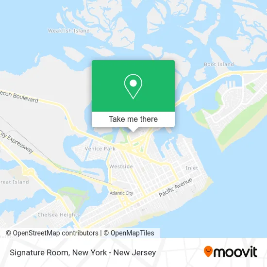 Signature Room map