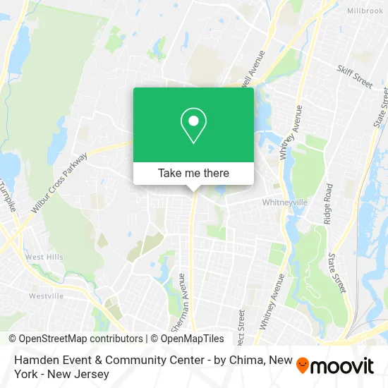 Hamden Event & Community Center - by Chima map