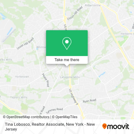 Tina Lobosco, Realtor Associate map