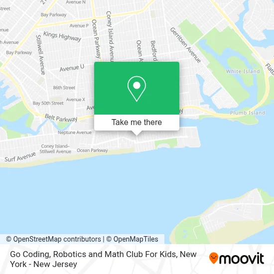 Go Coding, Robotics and Math Club For Kids map