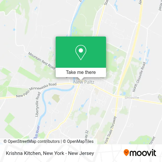 Krishna Kitchen map