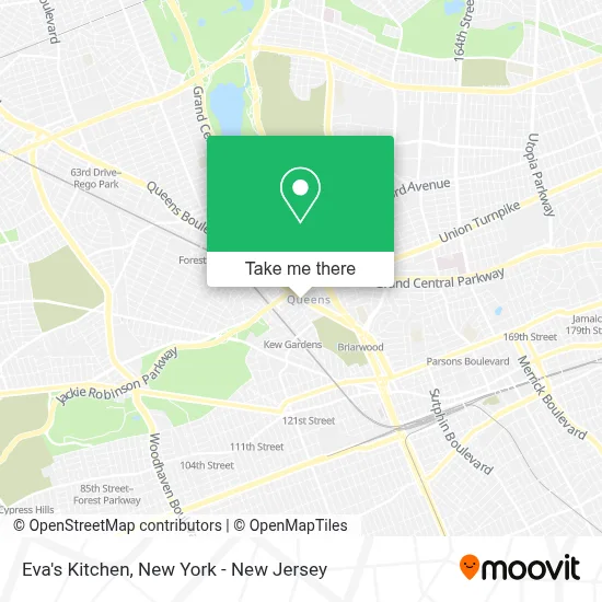Eva's Kitchen map
