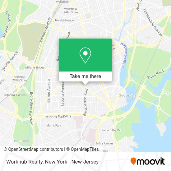 Workhub Realty map
