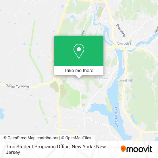 Trcc Student Programs Office map