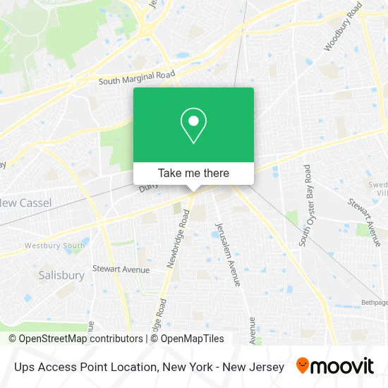 Ups Access Point Location map